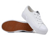 Trampki damskie całe białe Lee Cooper 3325 na platformie tekstylne