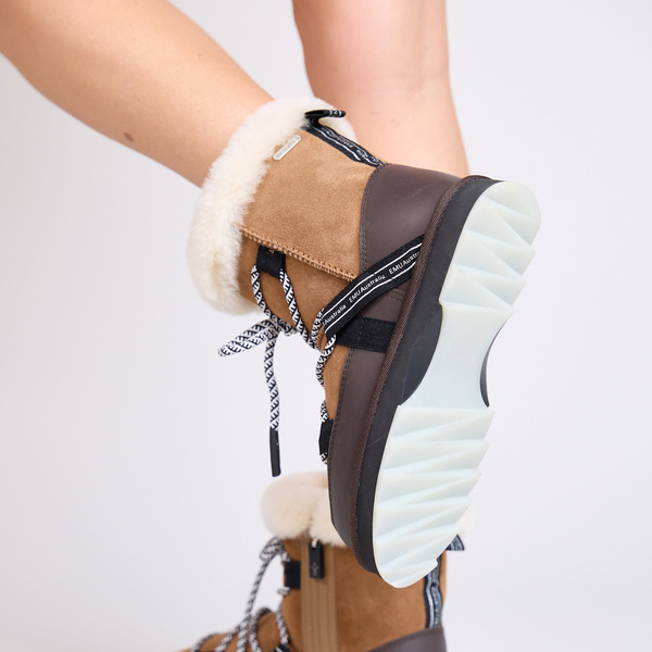 Buty damskie Emu Australia zimowe śniegowce Blurred ocieplane wełną