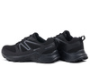 Buty trekkingowe męskie czarno-szare DK 11121 niskie impregnowane