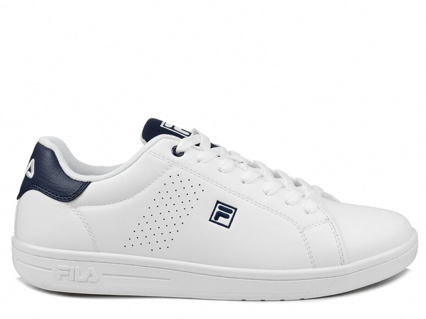 Buty męskie sportowe Fila Crosscourt sneakersy białe sznurowane 