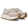 Sneakersy damskie beżowe  Filippo DP6785/25 buty na platformie skórzane