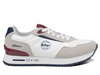 Buty sportowe męskie  Lee Cooper 3388 sneakersy biało-beżowe lekkie