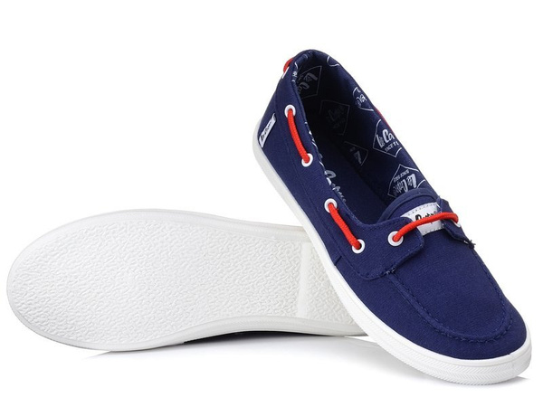 MOKASYNY DAMSKIE GRANATOWE LEE COOPER 20-30-011