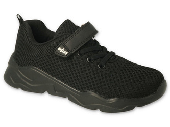Buty sportowe Befado 516Q263 dziecięce młodzieżowe czarne lekkie