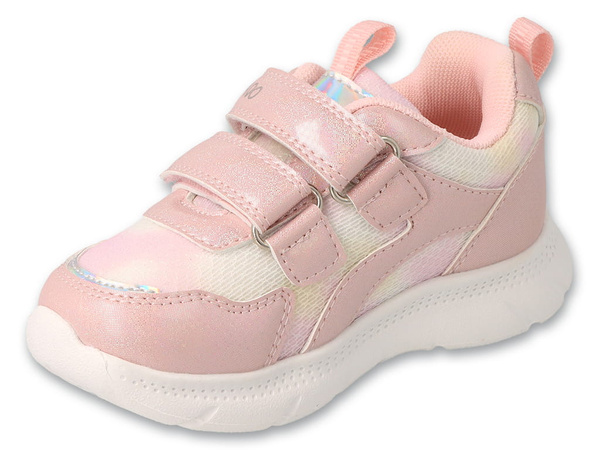 Buty sportowe dziecięce dziewczęce różowe Befado 516P425 na rzepy lekkie
