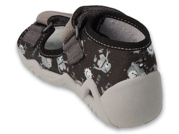 Kapcie dziecięce Befado 350P054 sandałki chłopięce skórzana wkładka