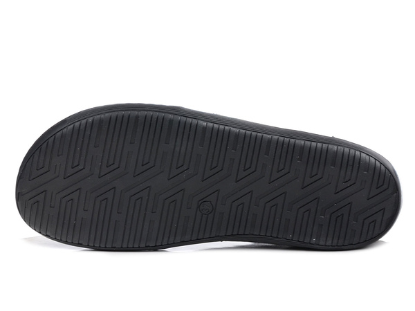 Półbuty damskie barefoot czarne Venetto B001 skórzane wsuwane na haluksy