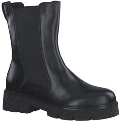 Botki sztyblety damskie zimowe skórzane czarne Marco Tozzi 25441