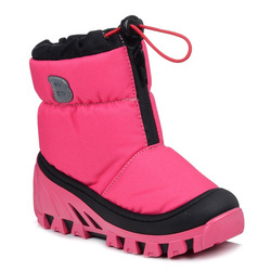 Śniegowce dziecięce ocieplane buty zimowe dziewczęce różowe Bartek 11624