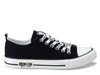 Trampki damskie Big Star KK274102 tenisówki klasyczne czarne niskie