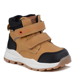 Buty zimowe dziecięce chłopięce American Club XD165 ocieplane na rzepy