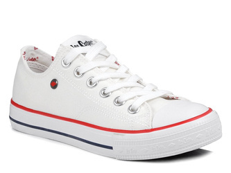 Trampki białe damskie niskie klasyczne Lee Cooper 0875L