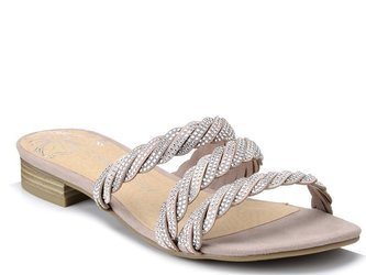 Klapki damskie jasno różowe Marco Tozzi 27120 płaskie na lato wsuwane