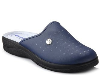 Klapki męskie medyczne pantofle domowe granatowe Inblu RH-33