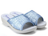 Klapki damskie medyczne sanitarne na koturnie niebieskie Inblu PL-51