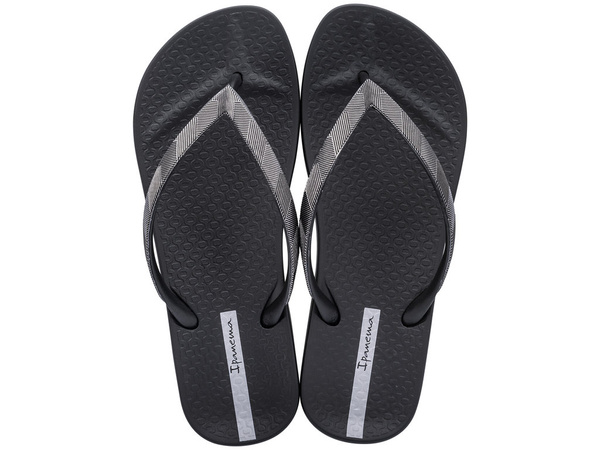 Klapki japonki damskie czarne Ipanema 83176