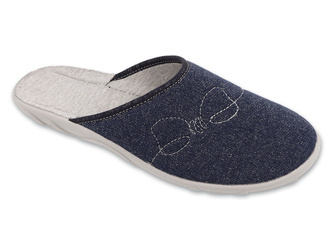 Kapcie damskie Befado 235D217 pantofle klapki domowe zakryte palce