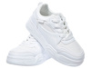 Sneakersy damskie buty całe białe Big Star SS274590 sportowe sznurowane