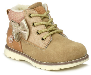 Buty dziewczęce zimowe ocieplane WOJTYŁKO 21004