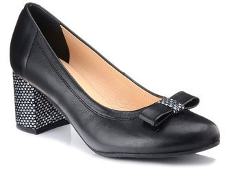 Czółenka damskie skórzane Bioeco 5856