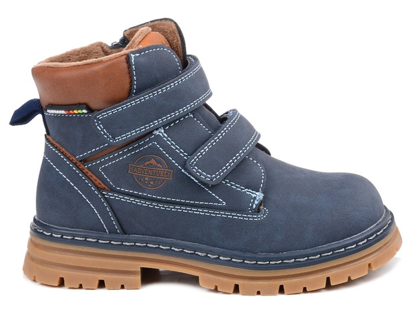 Buty zimowe dziecięce chłopięce botki ocieplane American Club XD 100/23