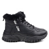 Sneakersy damskie News 9121 buty sportowe zimowe ocieplane wysokie