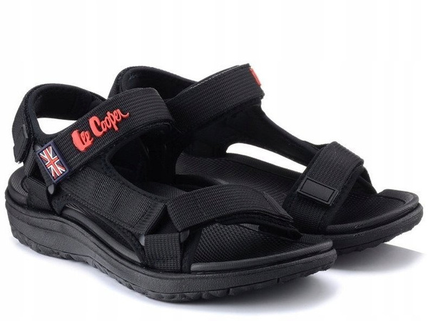Sandały damskie sportowe czarne Lee Cooper 961L