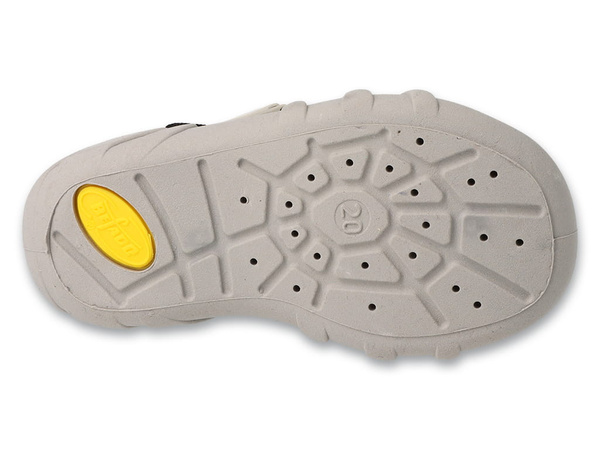 Kapcie dziecięce Befado 110P512 chłopięce domowe do przedszkola zapinki