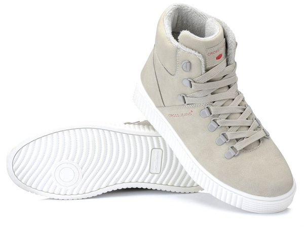 Buty damskie młodzieżowe zimowe ocieplane Cross Jeans EE2R4104 za kostkę