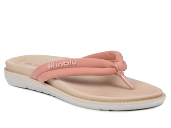 Klapki japonki damskie różowe Inblu SF-04 na lato wygodne lekkie miękkie
