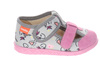 Kapcie dziewczęce do przedszkola profilowane szeroki nosek Milami 118