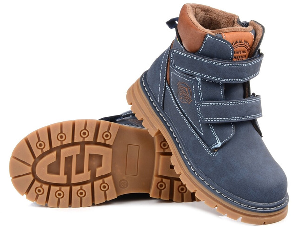 Buty zimowe dziecięce chłopięce botki ocieplane American Club XD 100/23