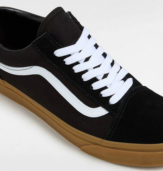 Trampki męskie czarne Vans Old Skool niskie tekstylne sznurowane