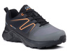 Buty trekkingowe męskie czarno-szare DK 11121 niskie impregnowane