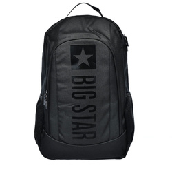 Plecak czarny Big Star RR574146 sportowy turystyczny szkolny A4 na laptopa