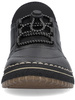 Półbuty damskie czarne Rieker 50960-00 sneakersy sportowe wygodne