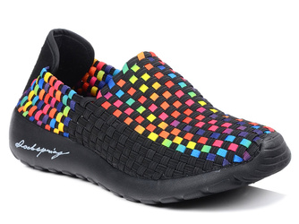 Buty sportowe damskie czarne Rock Spring elastyczne wsuwane lekkie