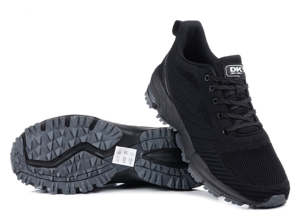 Buty sportowe trekkingowe męskie czarne DK Junk
