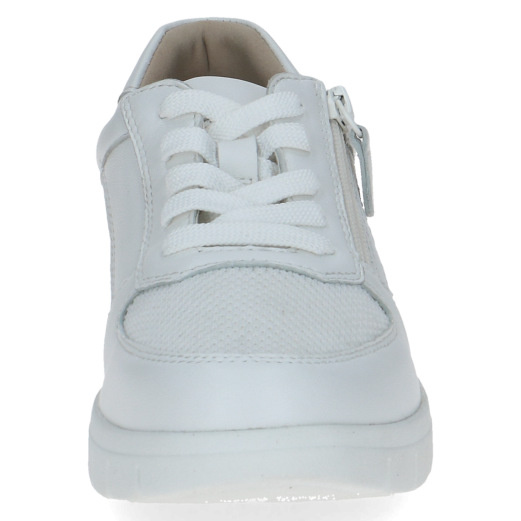 Buty damskie sneakersy skórzane białe Caprice 23700 na haluksy tegość H