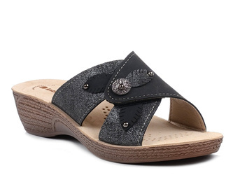 Klapki damskie na koturnie INBLU GL-54