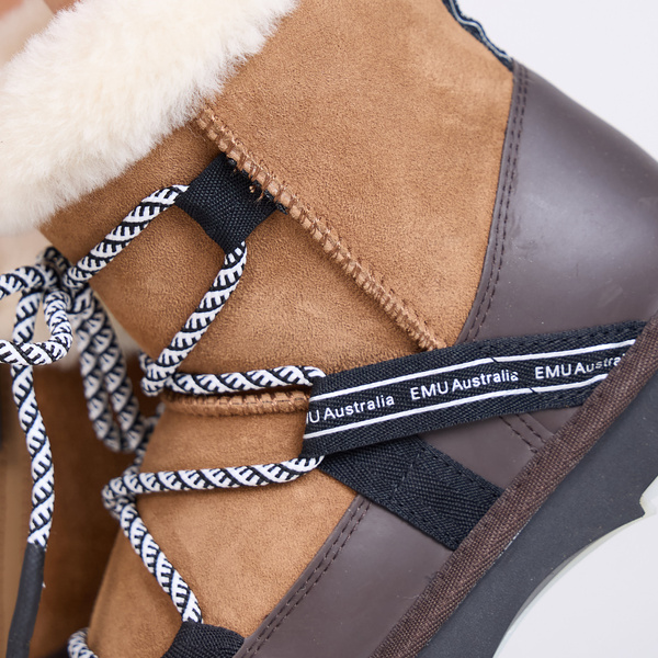 Buty damskie Emu Australia zimowe śniegowce Blurred ocieplane wełną