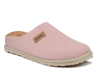 Kapcie damskie ciepłe domowe Inblu CS-45 pantofle z kożuszkiem ocieplane