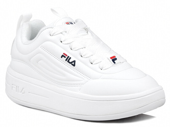 Sneakersy damskie Fila Superbubble białe buty sportowe na platformie