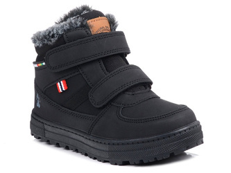 Buty zimowe dziecięce chłopięce American Club ES 201 ocieplane wysokie