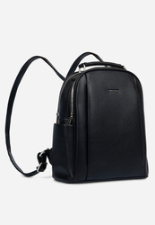 Plecak damski czarny miejski mały Luigisanto HS 6908