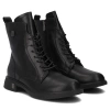 Buty damskie ocieplane jesienne trzewiki Filippo DBT7201 skórzane 
