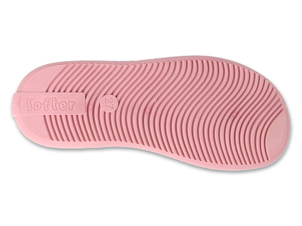 Kapcie barefoot dziewczęce Befado 902X041 dziecięce do przedszkola  rzep