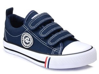 Trampki tenisówki dziecięce  granatowe AMERICAN CLUB LH 33 na rzepy