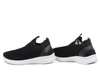 Buty dziecięce sportowe czarne Axim 24454 wsuwane tekstylne elastyczne 