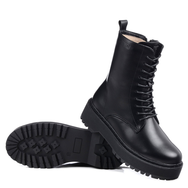 Glany damskie Big Star wysokie czarne ocieplane polarem II274109 